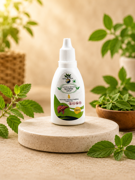 Earth Roots Tulsi Detox Drops | Herbal Daily Wellness Formula